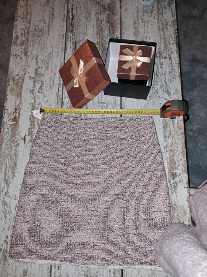 Jupe cintrée à frange camaïeu - photo numéro 3