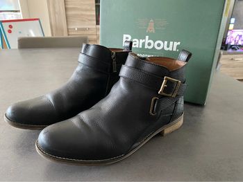 Boots cuir noir Jane Barbour taille 42