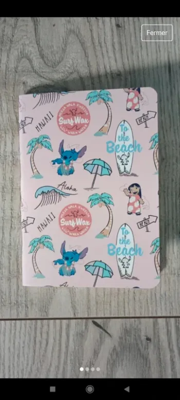 Joli carnet Stitch neuf