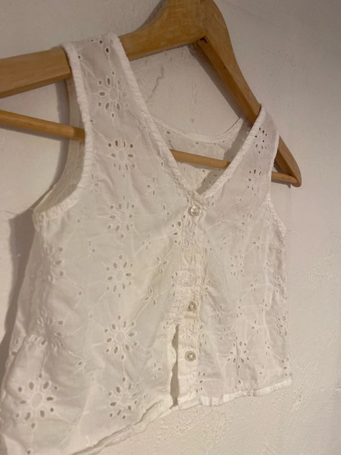 Gilet aspect dentelle Verbaudet 10 ans - photo numéro 2