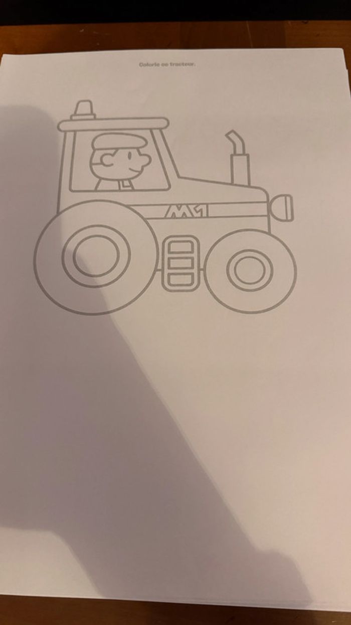 Bloc de jeux et coloriage + 2 ans, des photocopies ont été faites des dessins et vendu avec le tout - photo numéro 4