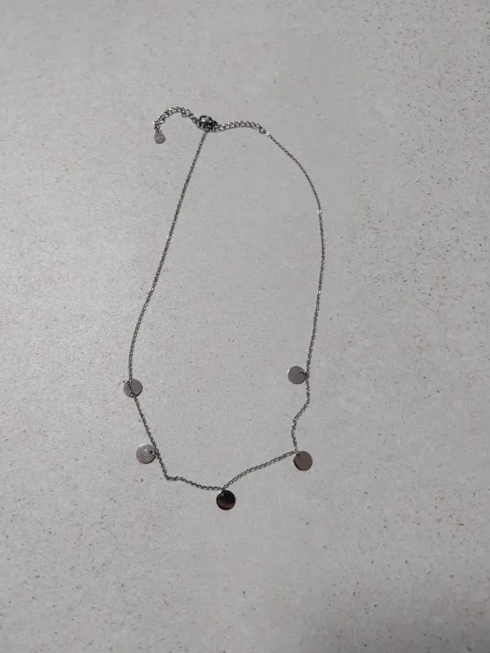 Collier en argent plaqué