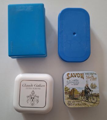Lot de 4 boîtes vides pour savon