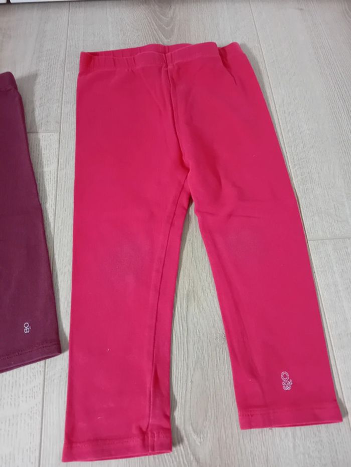 Lot 3 leggings courts et long fille 2 ans Okaïdi - photo numéro 4