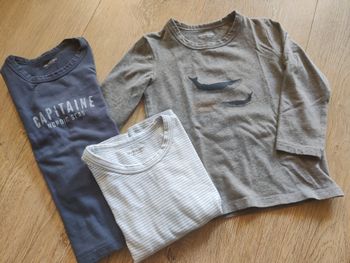 Lot de 3 tee shirt maillot de corps VERTBAUDET Taille 3 ans