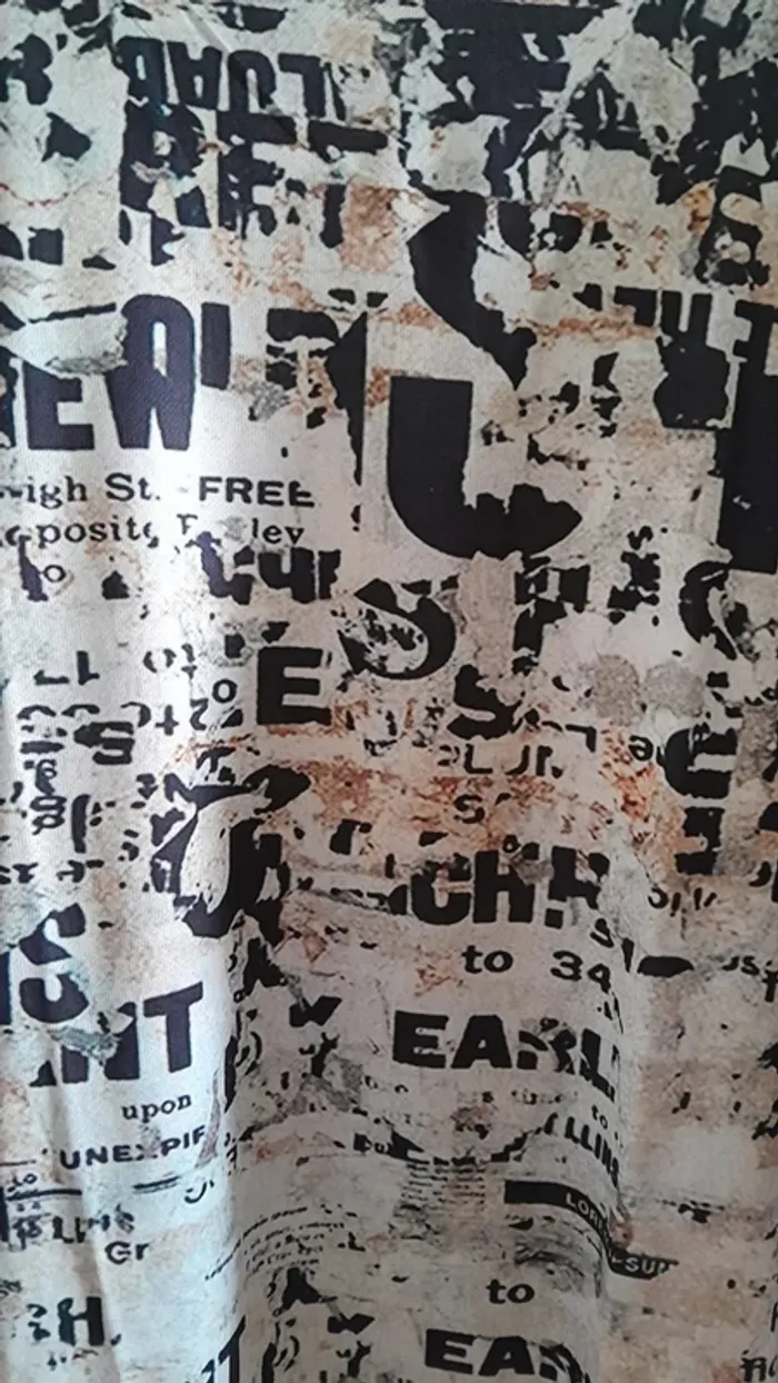 T-shirt imprimé "lettres", taille 6XL pour homme ou femme - photo numéro 2
