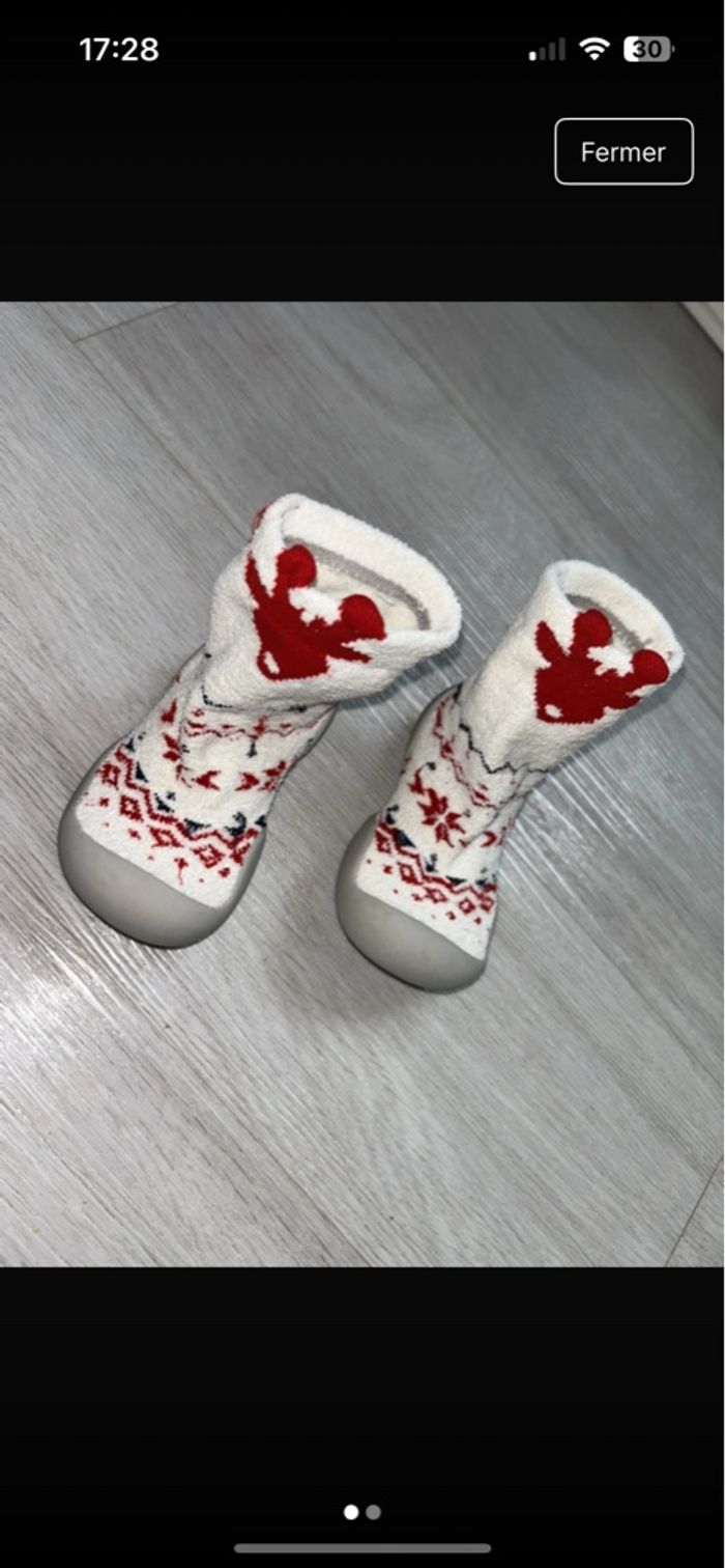 Chaussettes chaussons 20