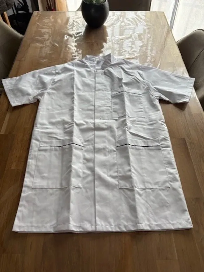 blouse blanche de travail homme taille 36 / S neuve - photo numéro 2
