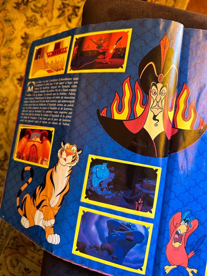 album Panini complet Walt Disney Aladdin Jasmine princesse autocollants ancien stickers - photo numéro 14