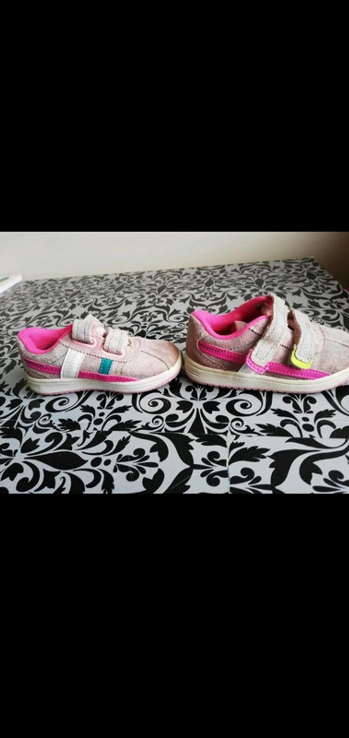 Basket rose à scratch Tex taille 22 - photo numéro 2