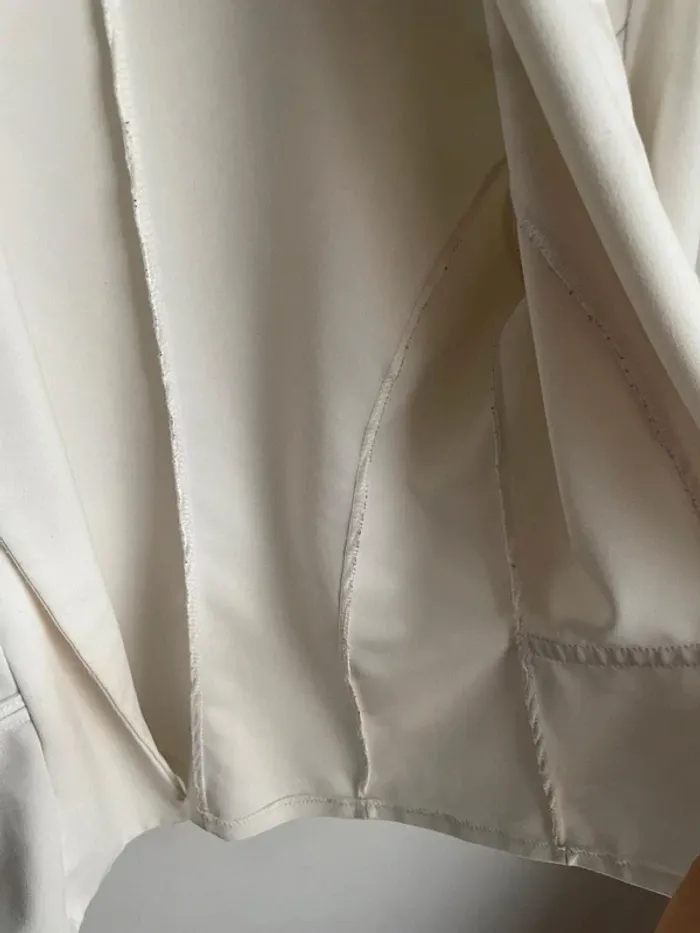 Blazer blanc manche 3/4 - photo numéro 3