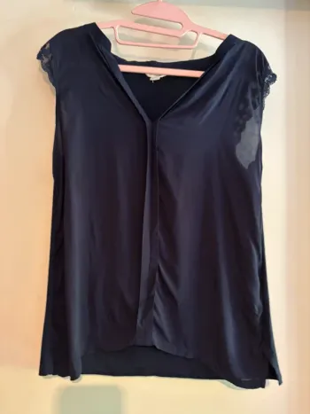 Blouse bleu marine Springfield  - Taille