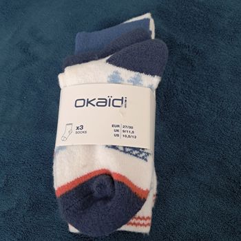 3 paires de chaussettes Okaidi 27/30