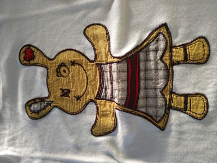 T-shirt manches longues avec lapin zombie - photo numéro 3