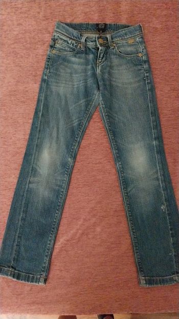 Jean slim Levis Red Tab bleu used 8 ans