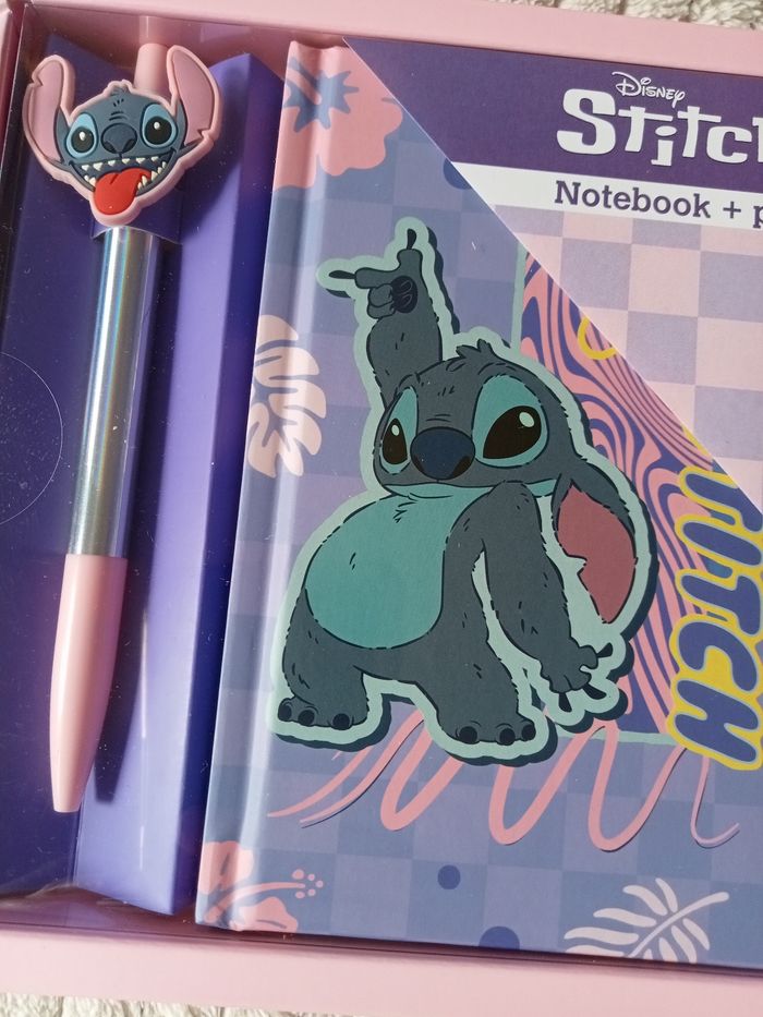 Carnet avec stylo Stitch - photo numéro 3