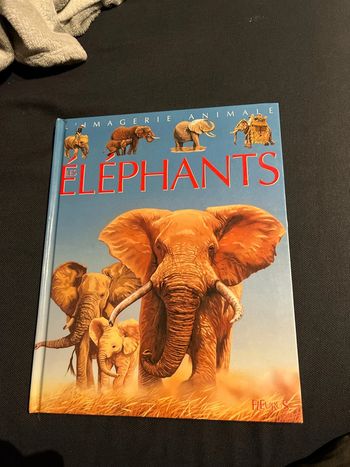 Livre pour enfants la grande imagerie fleurus les éléphants