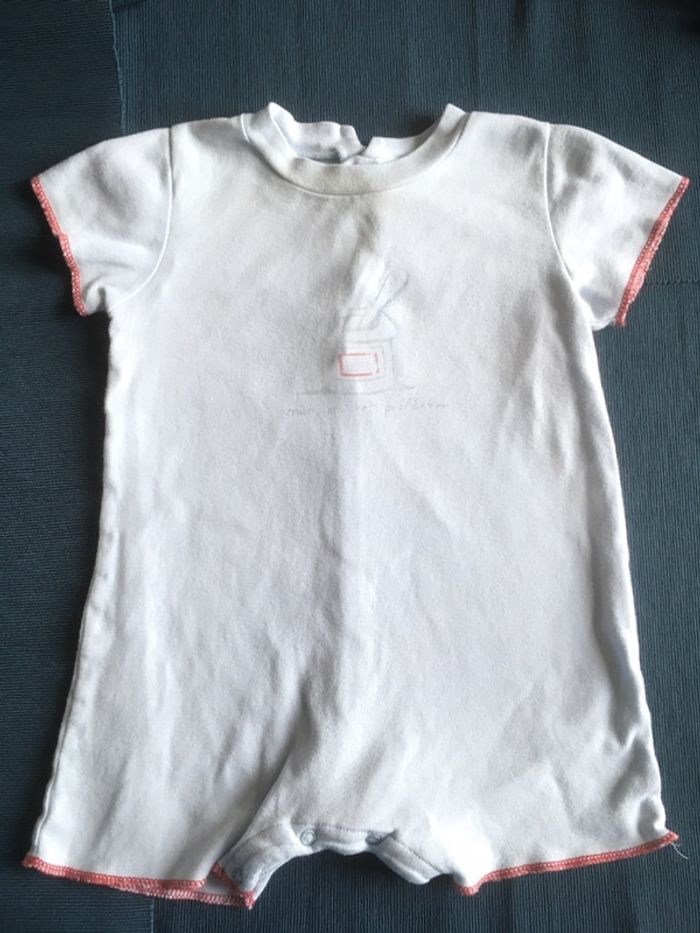 Barboteuse/combinaison courte Petit Bateau 12 mois