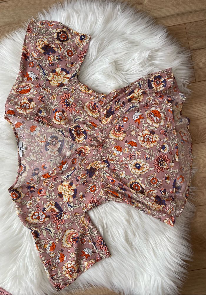 Blouse décolleté V La Halle - photo numéro 5