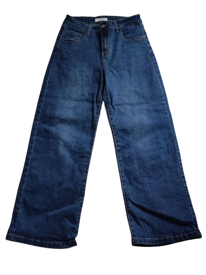 Jean évasé jambes larges taille M