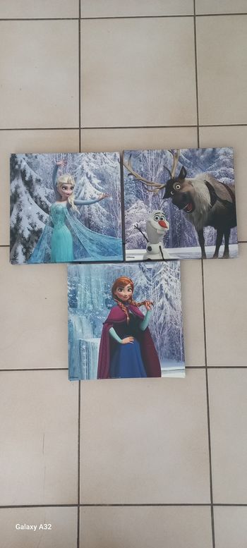 Cadre toile reine des neiges