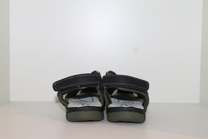 petite sandales nus pieds noire et verte kaki 21 - photo numéro 5