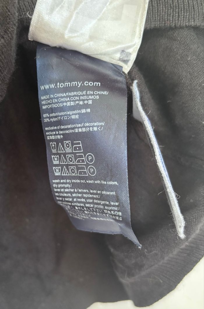 🖤 Pull col en V - Tommy Hilfiger Taille S - photo numéro 5