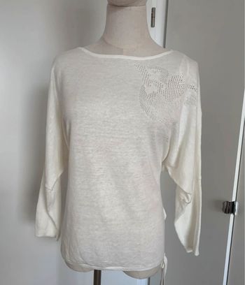 Pull d’été Camaïeu lin/coton taille L