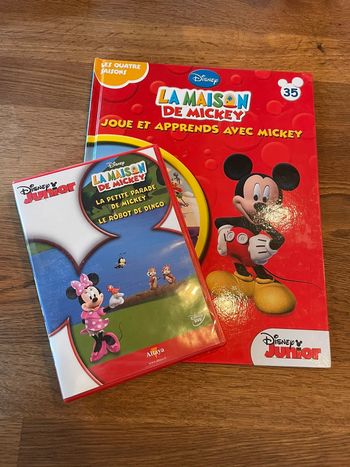 Livre Disney Junior La maison de Mickey Numero 35 avec le DVD Numéro 35