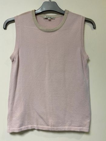 Joli haut rose col crème Caviar taille 36