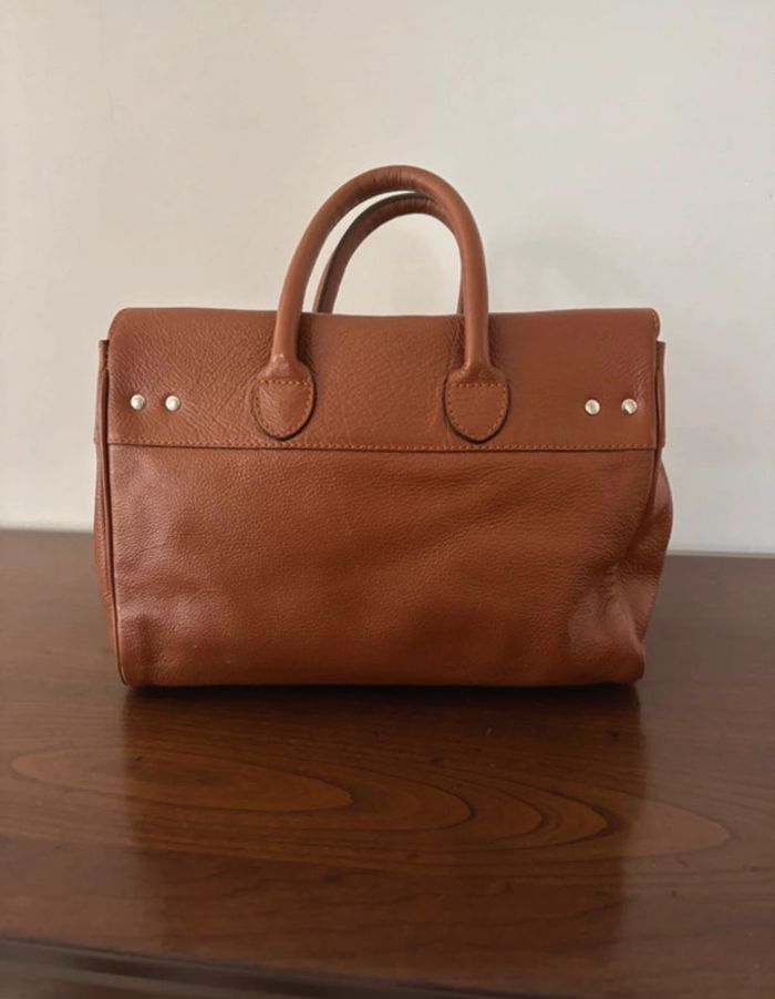 Sac Mac Douglas en cuir camel - modèle Pyla - photo numéro 2