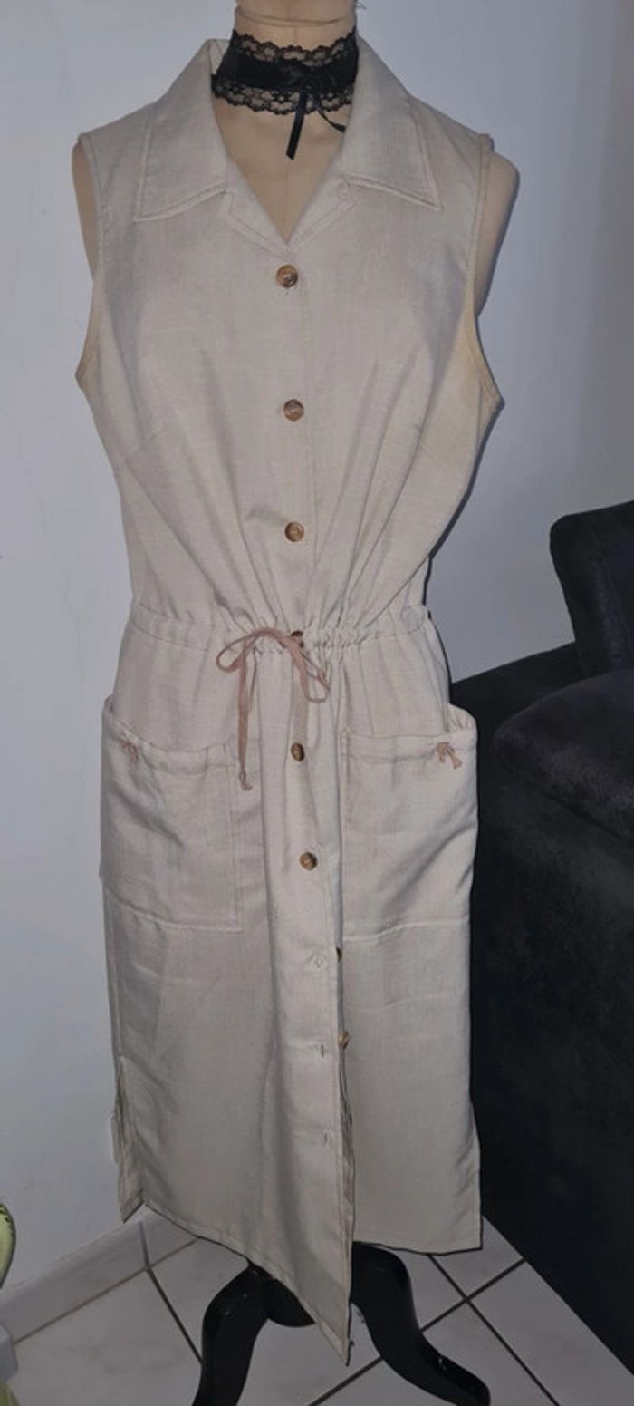Robe midi saharienne vintage Atlanta 44