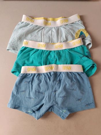 Lot de 3 slips DPAM. Taille 4 ans.