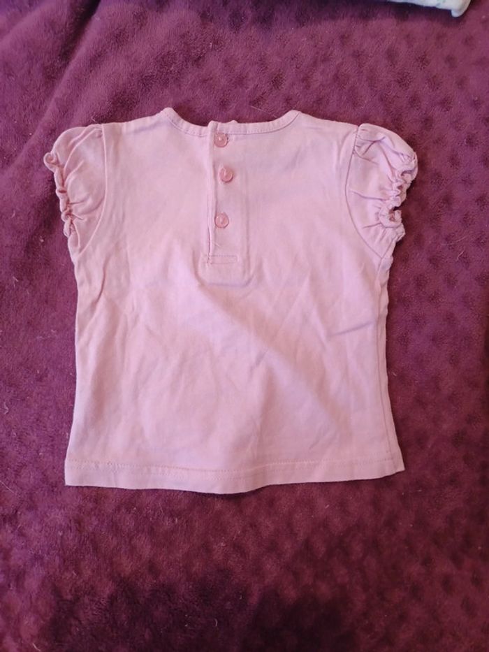 Tee shirt manche courte 12 mois - photo numéro 2