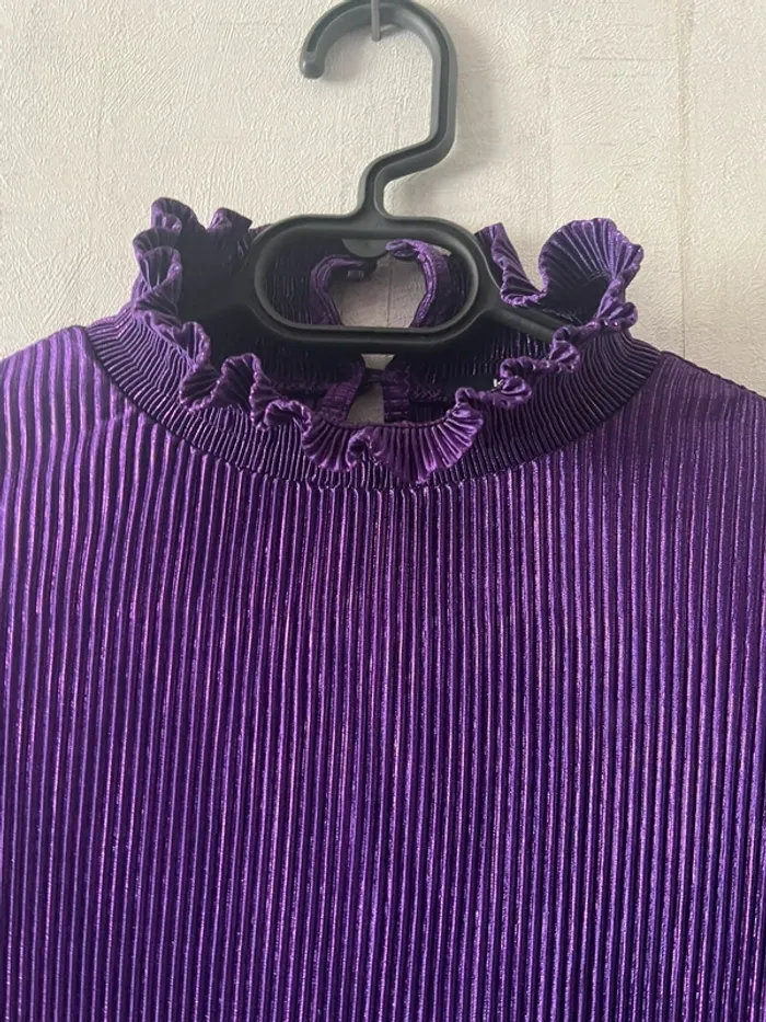 Chemisier violet brillant - photo numéro 3