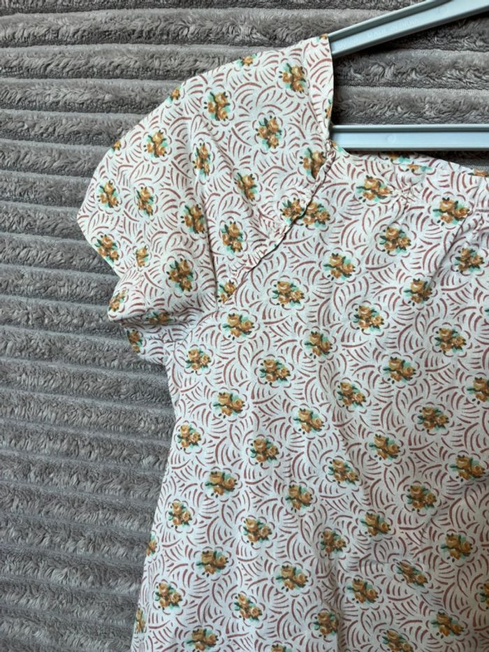 Robe fleurie - Bonpoint - 6 ans - photo numéro 3