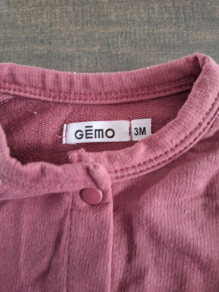 Gilet bordeaux - photo numéro 3