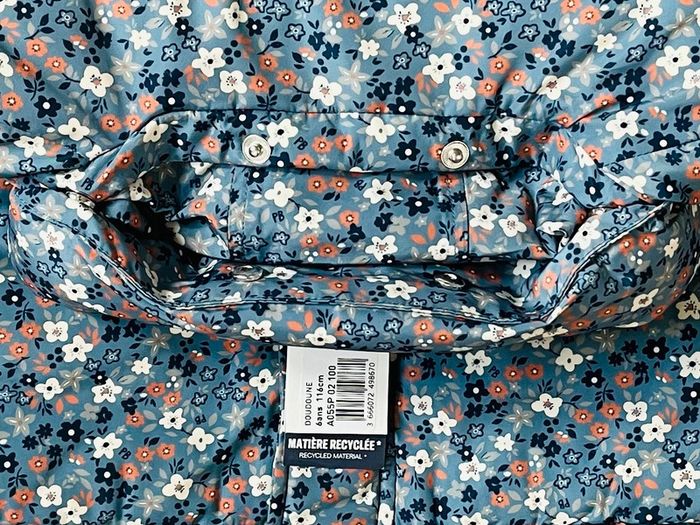 Doudoune fleurie chaude et déperlante avec capuche rétractable Petit bateau T-6 ans - photo numéro 9