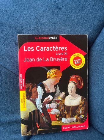 livre les caractères