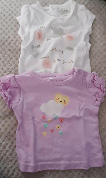 2 tee shirt mc 1 mois