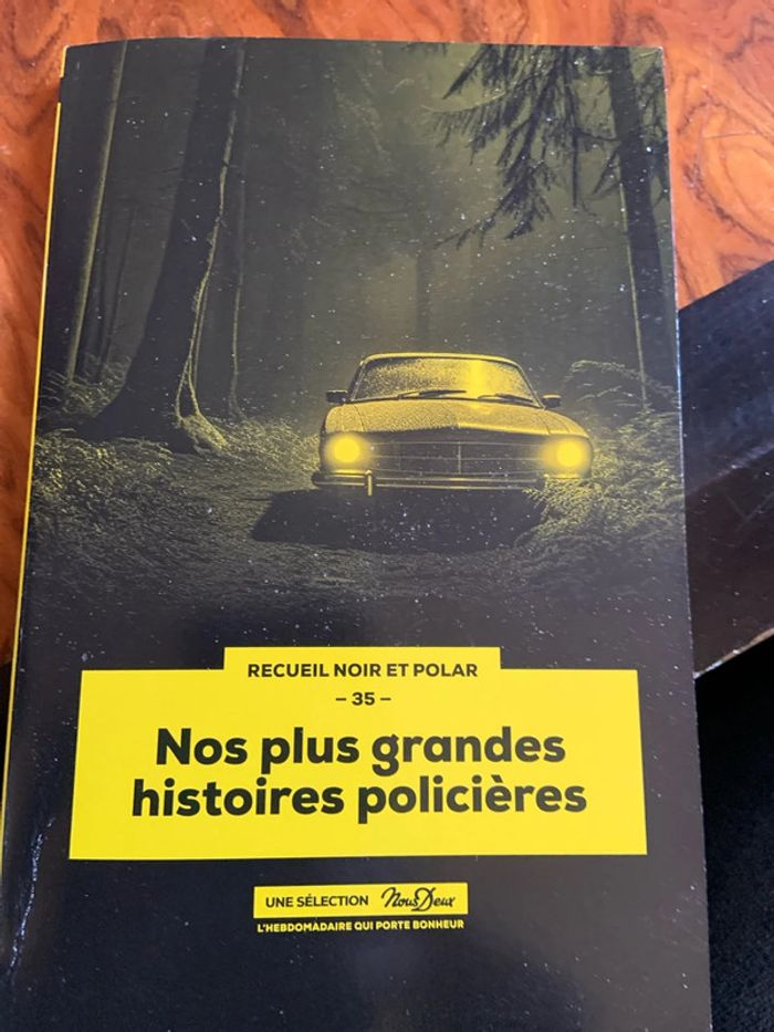 Livre nos plus grandes histoires policières