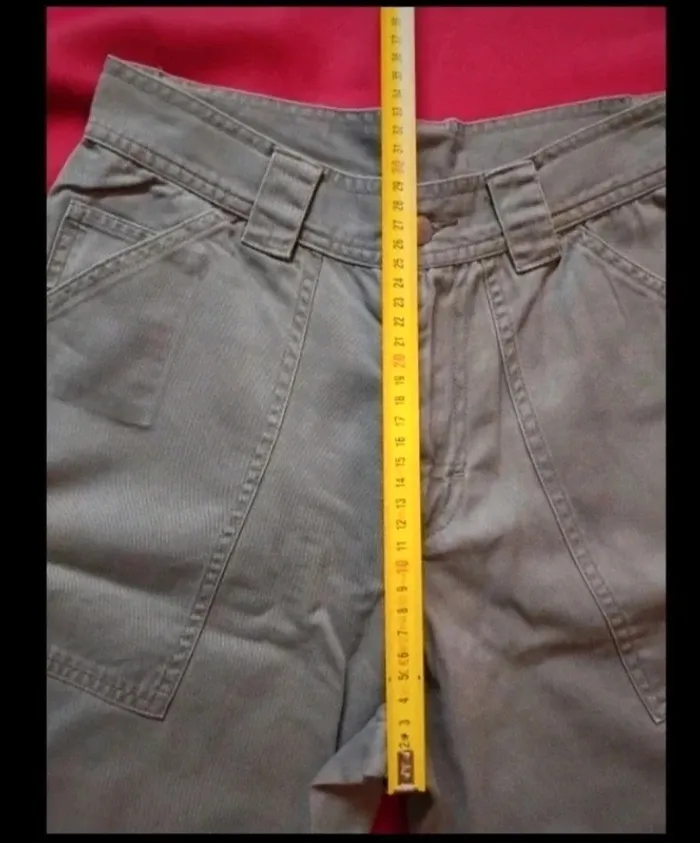 Pantalon kaki jambe large type cargo buggy - photo numéro 8