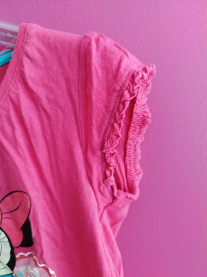 Tee-shirt manches courtes fille Minnie Disney taille 8 ans b1 - photo numéro 5