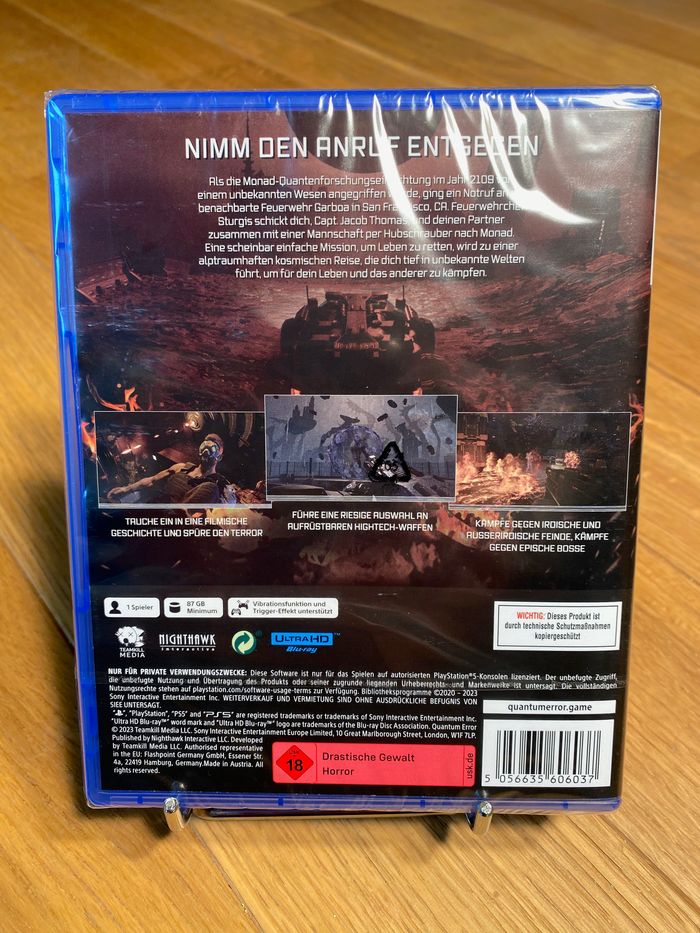 Quantum error  - PS5 - jeu neuf sous blister - photo numéro 2