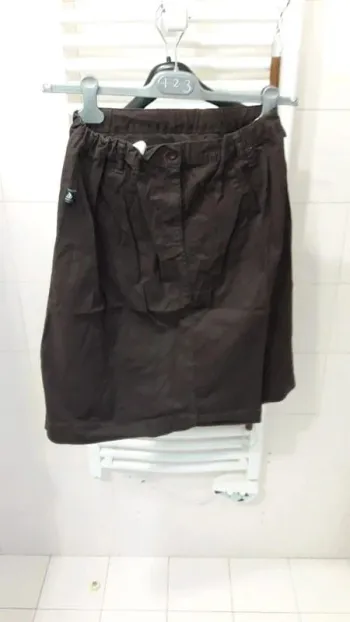 Jupe en coton marron taille 42