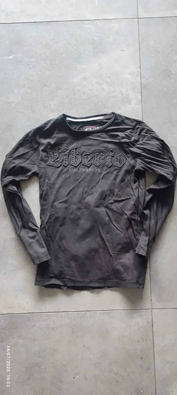 T shirt manches longues garçon 12 ans