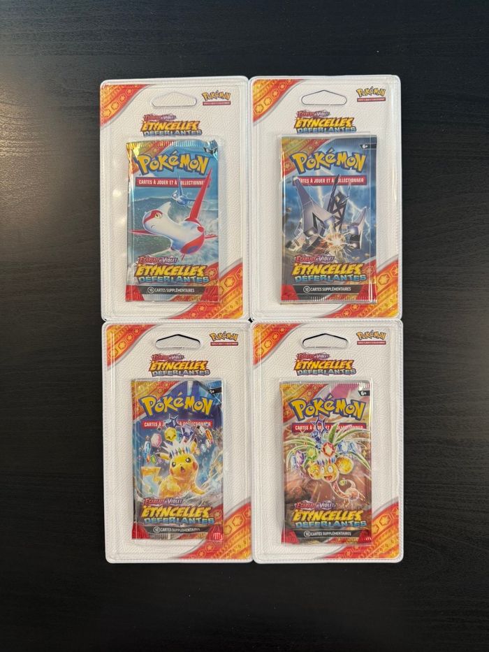 Booster Pokémon scellé sous blister Étincelles Déferlantes EV08 - Neuf - VF