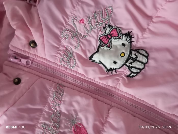 Manteau Hello capuche fourrure rose24 mois - photo numéro 4