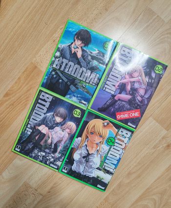 Lot de 4 BTOOM! - Glenat