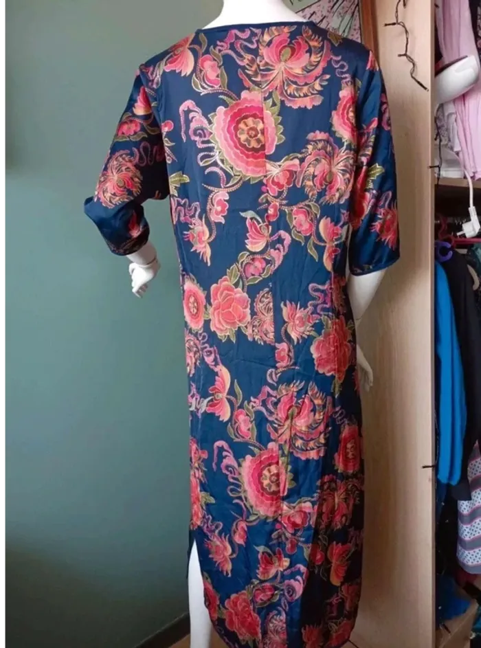 Robe longue fleurie L - photo numéro 10